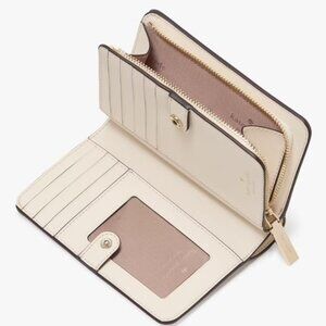 Kate Spade - Lena Colorblock Medium Compact Bifold Wallet - NEW